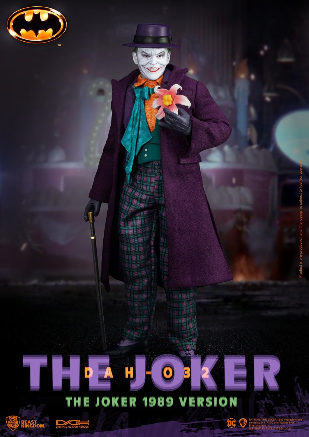 DC Batman 1989 Dynamic 8-ction Heroes The Joker Action Figure DAH-032 [Batman 1989]