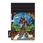Disney Loungefly Cardholder Wallet - Disney Castle Series - Beauty and the Beast Belle