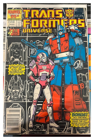 Transformers Universe #4 – Marvel Comics (1987)