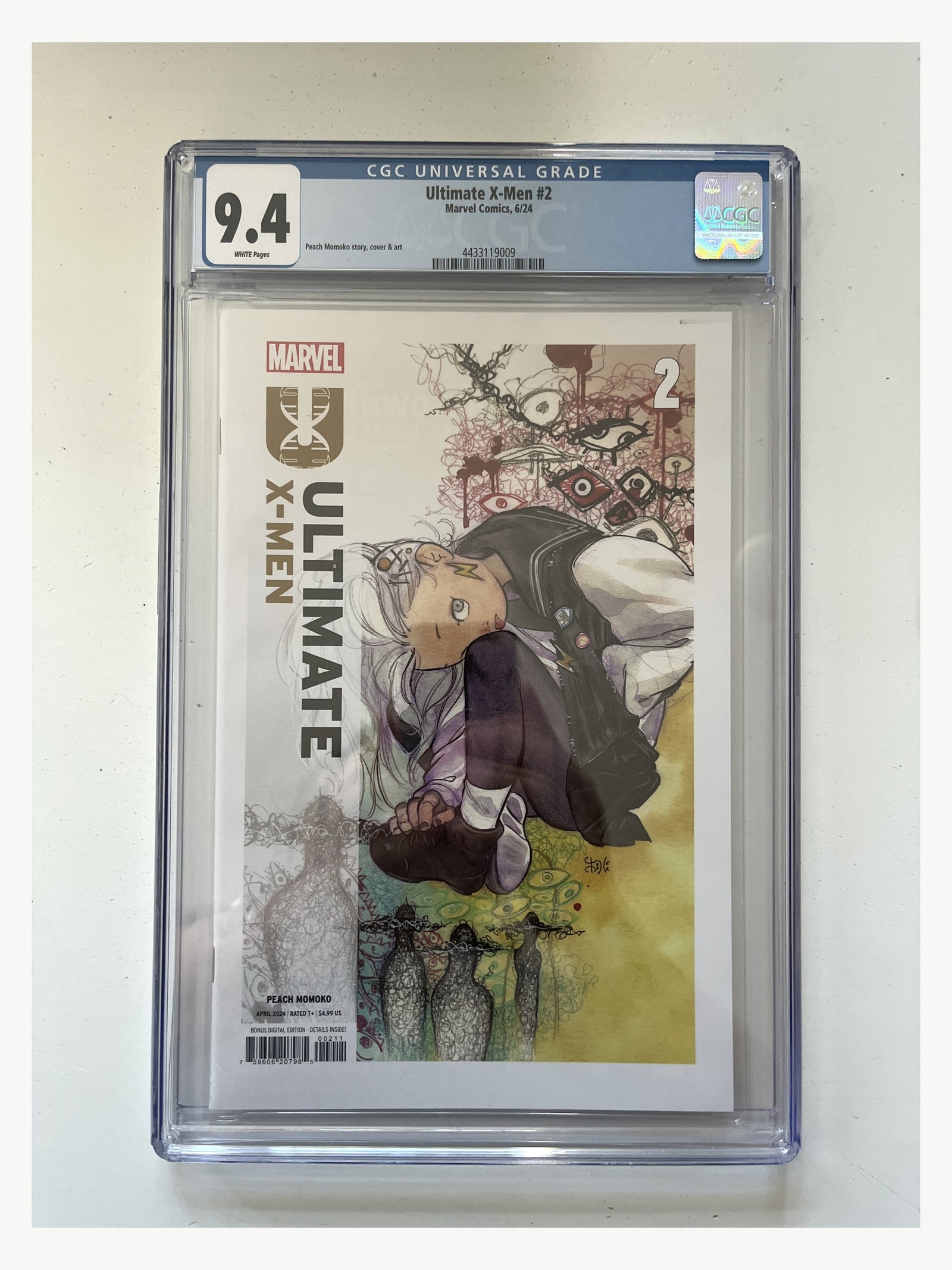 Ultimate X-Men #2 CGC 9.4 certificate 4433119009 enhanced slab presentation