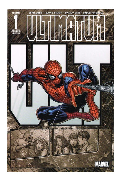 Ultimatum #1 second printing variant comic cover