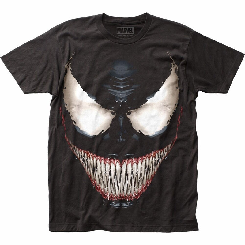 Marvel Venom Sinister Smile black adult unisex T-shirt