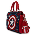 Loungefly Captain America Floral Shield Crossbody Bag alternate view