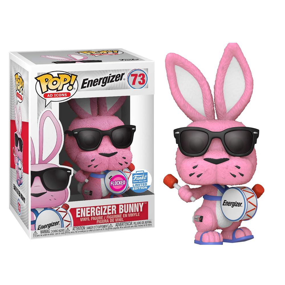 Funko Pop Ad Icons Energizer Bunny Flocked #73 Funko Shop Exclusive