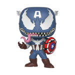 Funko Pop! Marvel Venomized Captain America #364 out of box