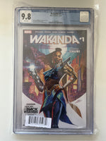 Wakanda #1 – Mateus Manhanini Cover – CGC 9.8, certificate 4177248045, original slab photograph