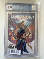 Wakanda #1 – Mateus Manhanini Cover – CGC 9.8, certificate 4177248046, original slab photograph