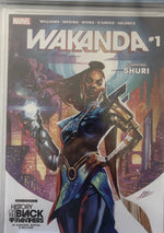 Wakanda #1 – Mateus Manhanini Cover, raw comic cover