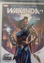 Wakanda #1 – Mateus Manhanini Cover – CGC 9.8 exact raw comic cover