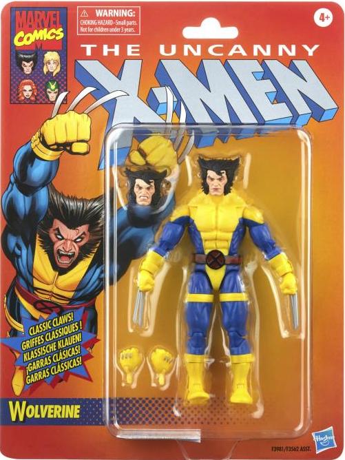 Marvel Legends X-Men: Retro Collection Wolverine (Yellow Blue Suit - Retro)