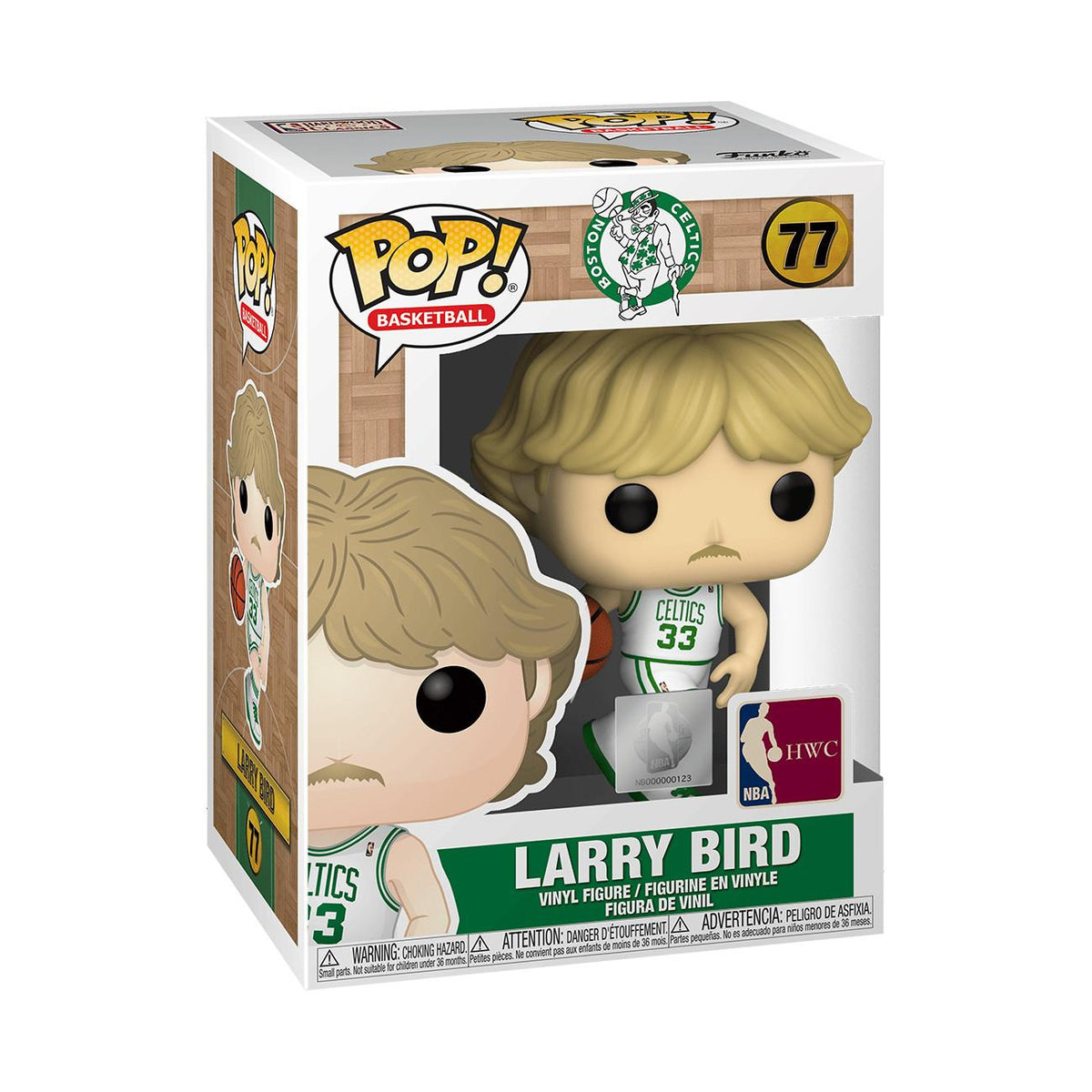 Funko Pop! Basketball: NBA – Larry Bird #77 (Boston Celtics Hardwood Classics)