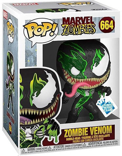 Funko Pop! Marvel Zombies Zombie Venom #664 boxed